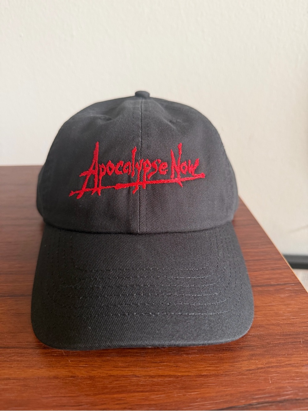 Apocalypse Now Embroidered Black Baseball Cap strap back hat